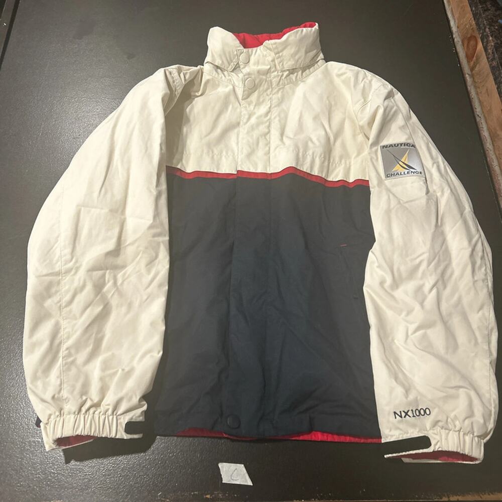 Vintage náutica reversable jacket cool design